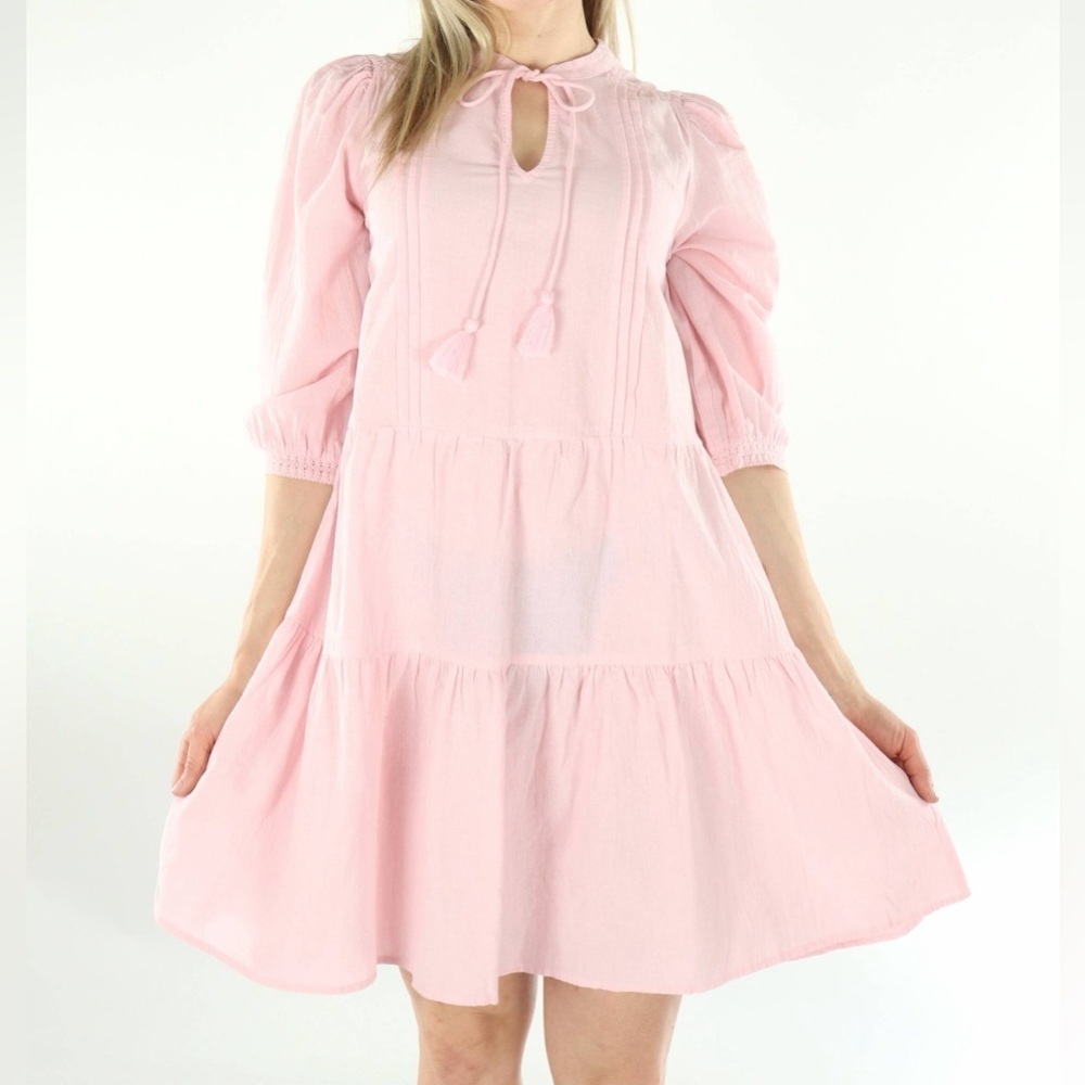 VERO MODA pink 100% organic cotton dress size Smallβ